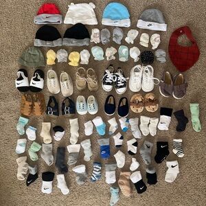 Baby Hats, Shoes, and Socks Collection